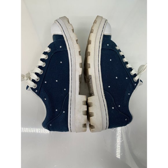 Skechers 8 Navy "I Love My Skechers" Appliqued Walking Canvas Shoes - Picture 8 of 11